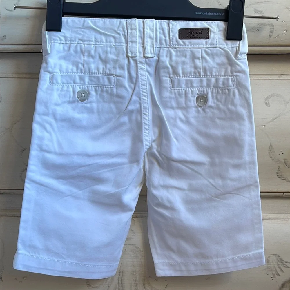 Jacadi White Cotton Shorts